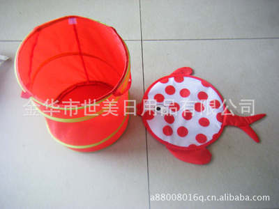 工厂定制批发卡通造型中号可折叠储物桶 - 金华市世美日用品专业供应